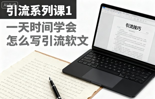 引流系列课1,一天时间学会怎么写引流软文好创网-专注优质VIP网课 网络创业落地实操课程资源分享 – 每天更新_高质量项目输出好创网