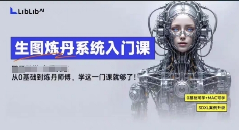 LibLibAI哩布哩布生图炼丹系统入门课，从生图到炼丹，只学这一门就够了好创网-专注优质VIP网课 网络创业落地实操课程资源分享 – 每天更新_高质量项目输出好创网