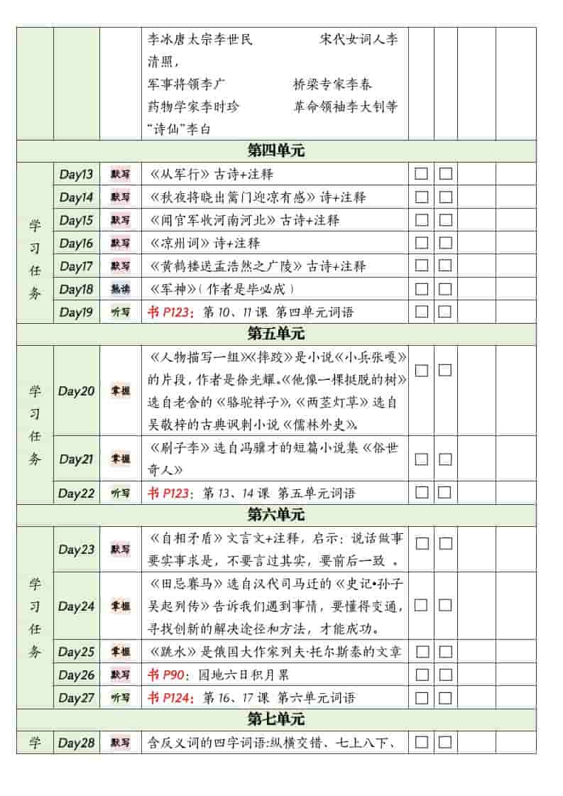 五年级下语文期末复习单好创网-专注优质VIP网课 网络创业落地实操课程资源分享 – 每天更新_高质量项目输出好创网