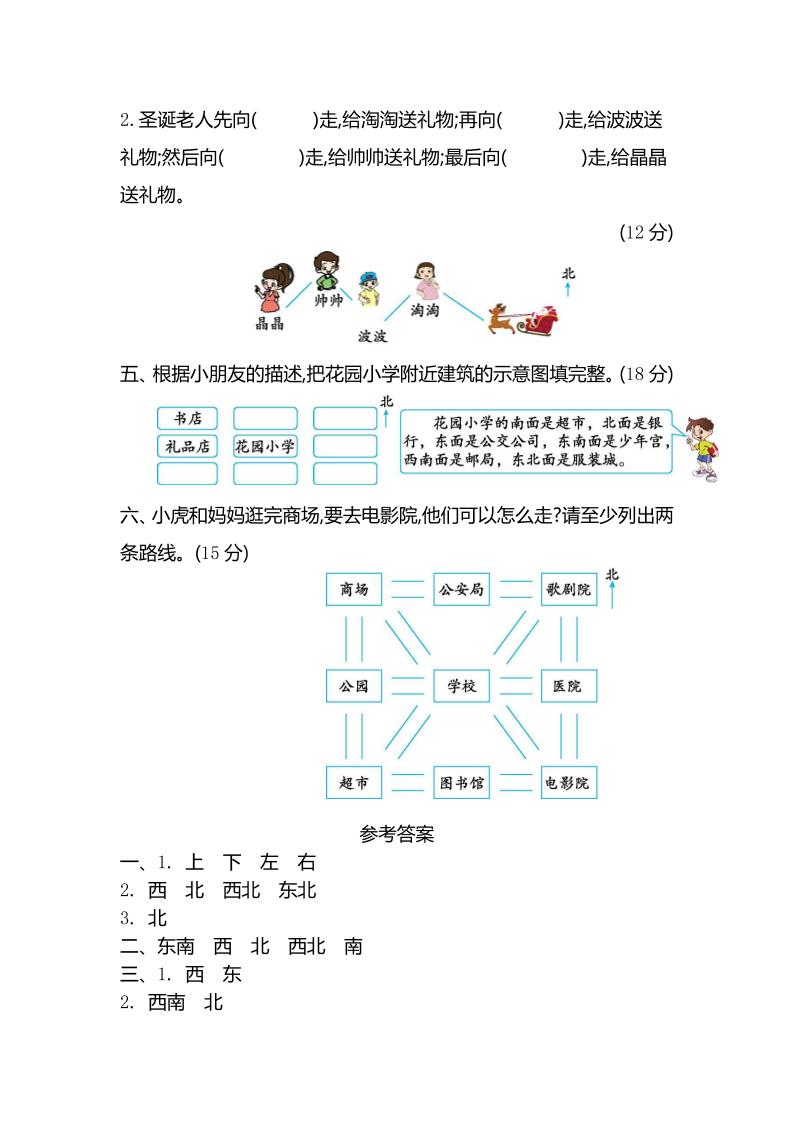 二下苏教版数学第三单元检测-2好创网-专注优质VIP网课 网络创业落地实操课程资源分享 – 每天更新_高质量项目输出好创网