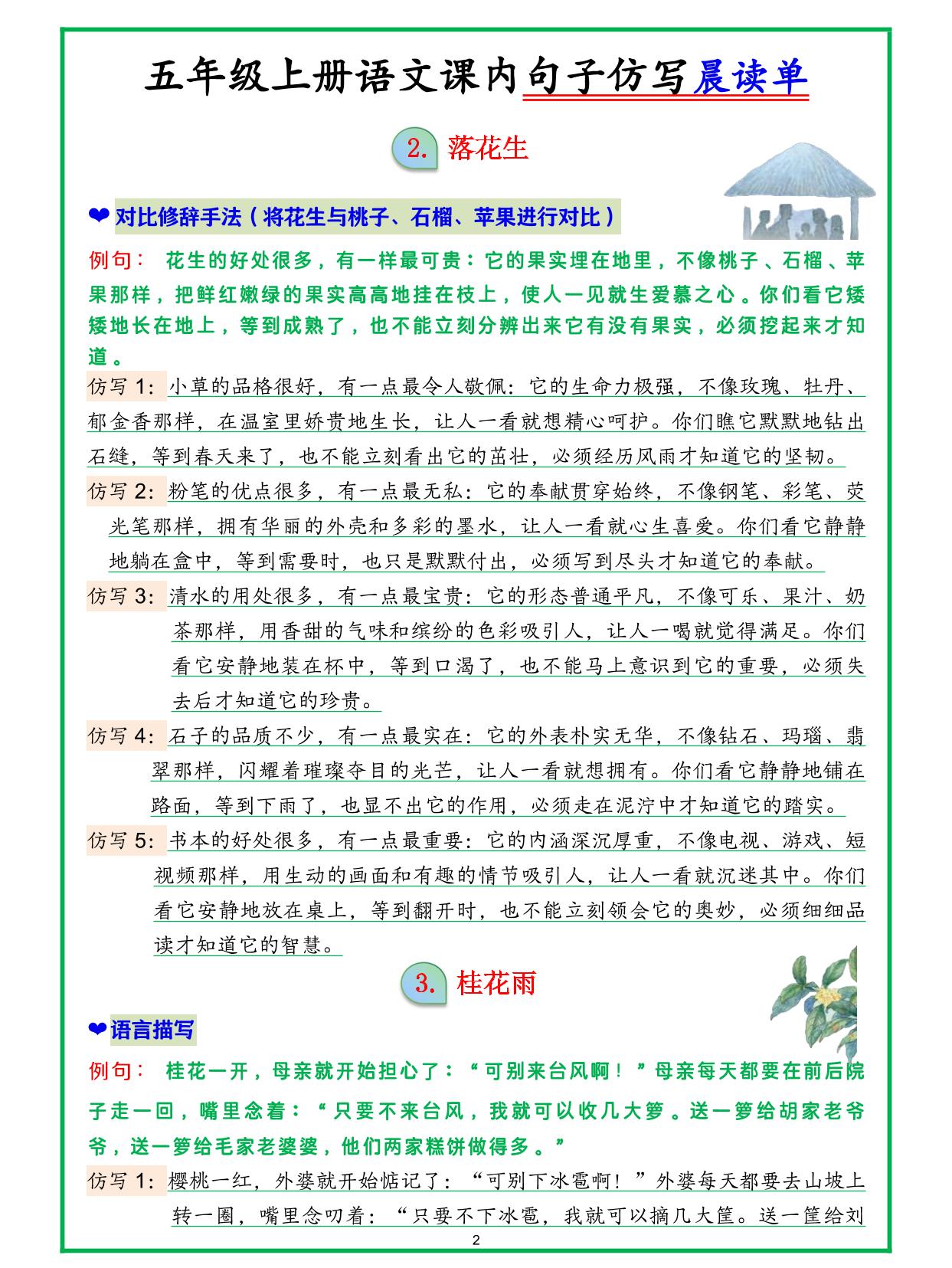 五上语文句子仿写晨读好创网-专注优质VIP网课 网络创业落地实操课程资源分享 – 每天更新_高质量项目输出好创网