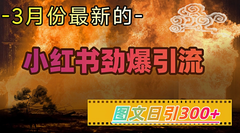 小红书超劲爆引流手段,图文日引300+轻松变现1W好创网-专注优质VIP网课 网络创业落地实操课程资源分享 – 每天更新_高质量项目输出好创网