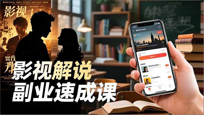Tk影视解说副业速成课,软件安装、全流程实操、爆款预设,新手两周变现好创网-专注优质VIP网课 网络创业落地实操课程资源分享 – 每天更新_高质量项目输出好创网