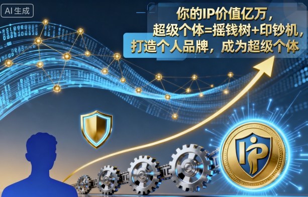 你的IP价值亿万，超级个体=摇钱树+印钞机，打造个人品牌，成为超级个体好创网-专注优质VIP网课 网络创业落地实操课程资源分享 – 每天更新_高质量项目输出好创网