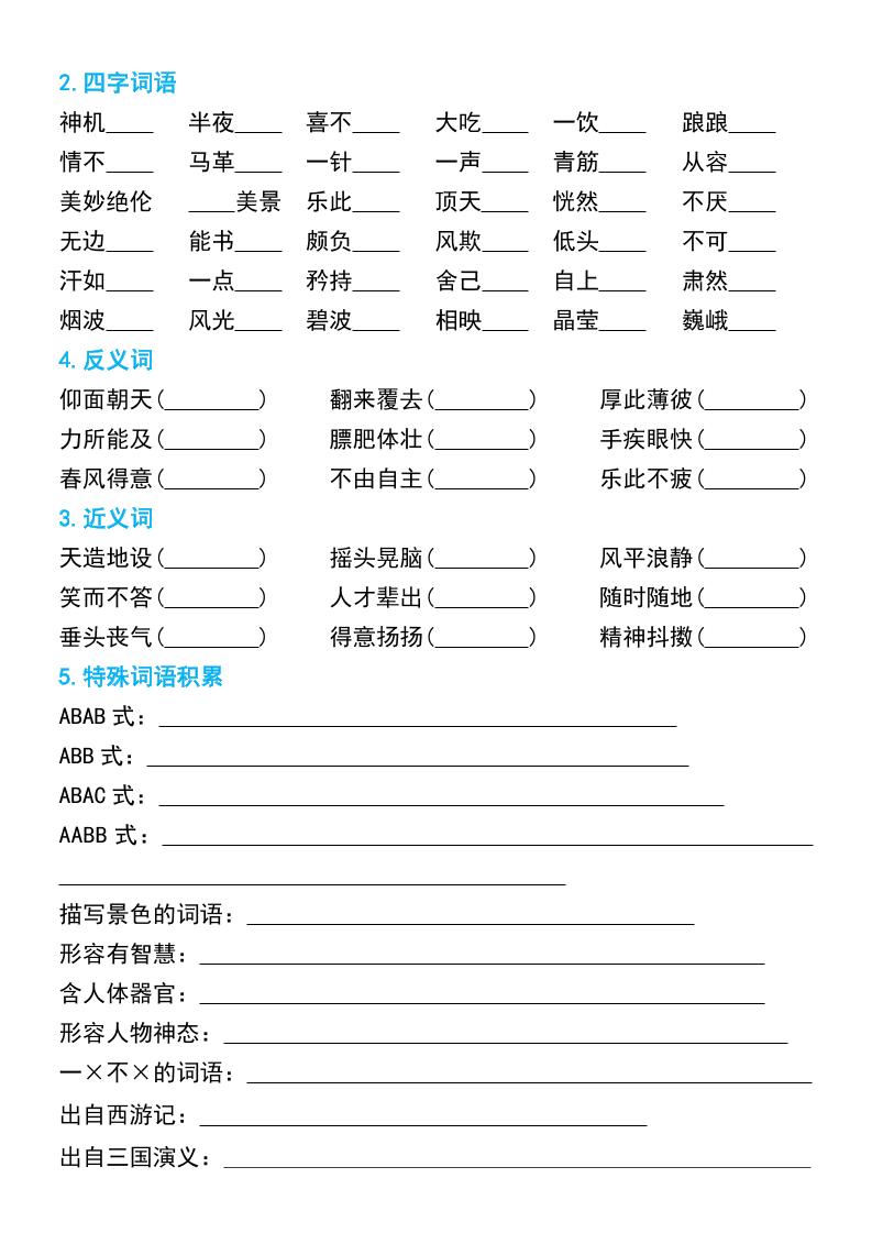 五年级下册语文期末复习必练考点专项练习好创网-专注优质VIP网课 网络创业落地实操课程资源分享 – 每天更新_高质量项目输出好创网