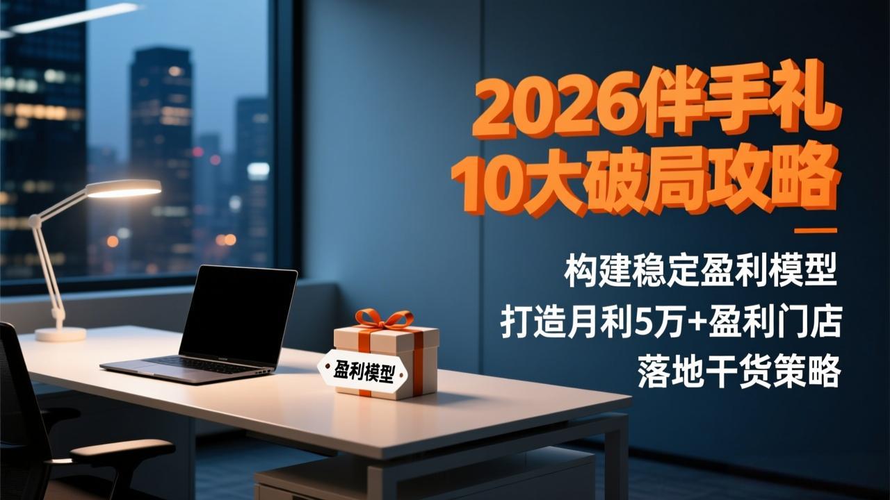 2026伴手礼10大破局攻略：构建稳定盈利模型，打造月利5万+盈利门店，落地干货策略好创网-专注优质VIP网课 网络创业落地实操课程资源分享 – 每天更新_高质量项目输出好创网