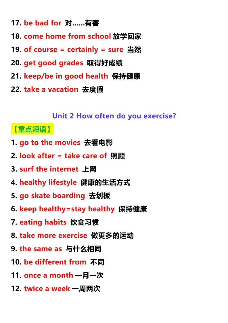 【2025秋新版】八年级上册英语期末必背重点短语归纳好创网-专注优质VIP网课 网络创业落地实操课程资源分享 – 每天更新_高质量项目输出好创网