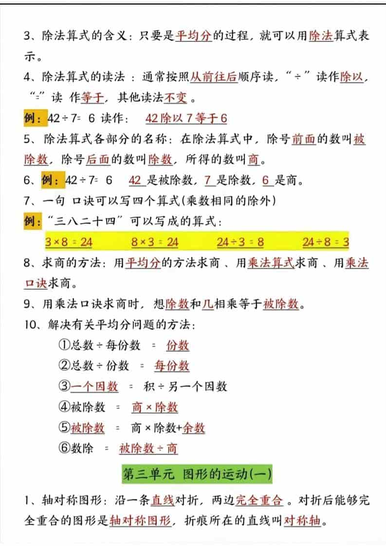 二年级下数学课内知识点总结好创网-专注优质VIP网课 网络创业落地实操课程资源分享 – 每天更新_高质量项目输出好创网