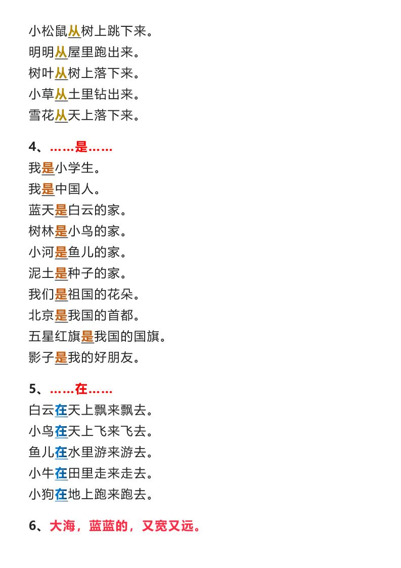 【2025秋新版】一年级上册语文重点句子仿写汇总好创网-专注优质VIP网课 网络创业落地实操课程资源分享 – 每天更新_高质量项目输出好创网