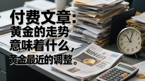 付费文章：黄金的走势意味着什么，如何看待黄金最近的调整好创网-专注优质VIP网课 网络创业落地实操课程资源分享 – 每天更新_高质量项目输出好创网