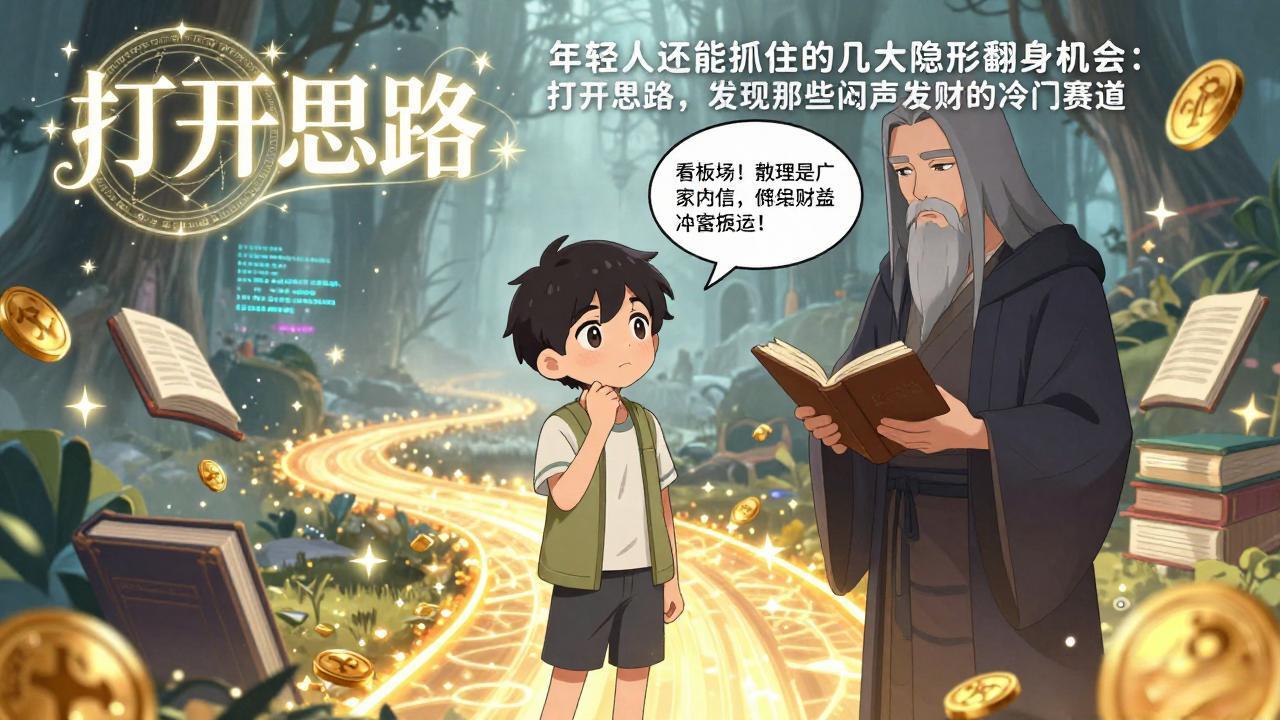 付费文1+2：年轻人还能抓住的几大隐形翻身机会：打开思路，发现那些闷声发财的冷门赛道好创网-专注优质VIP网课 网络创业落地实操课程资源分享 – 每天更新_高质量项目输出好创网