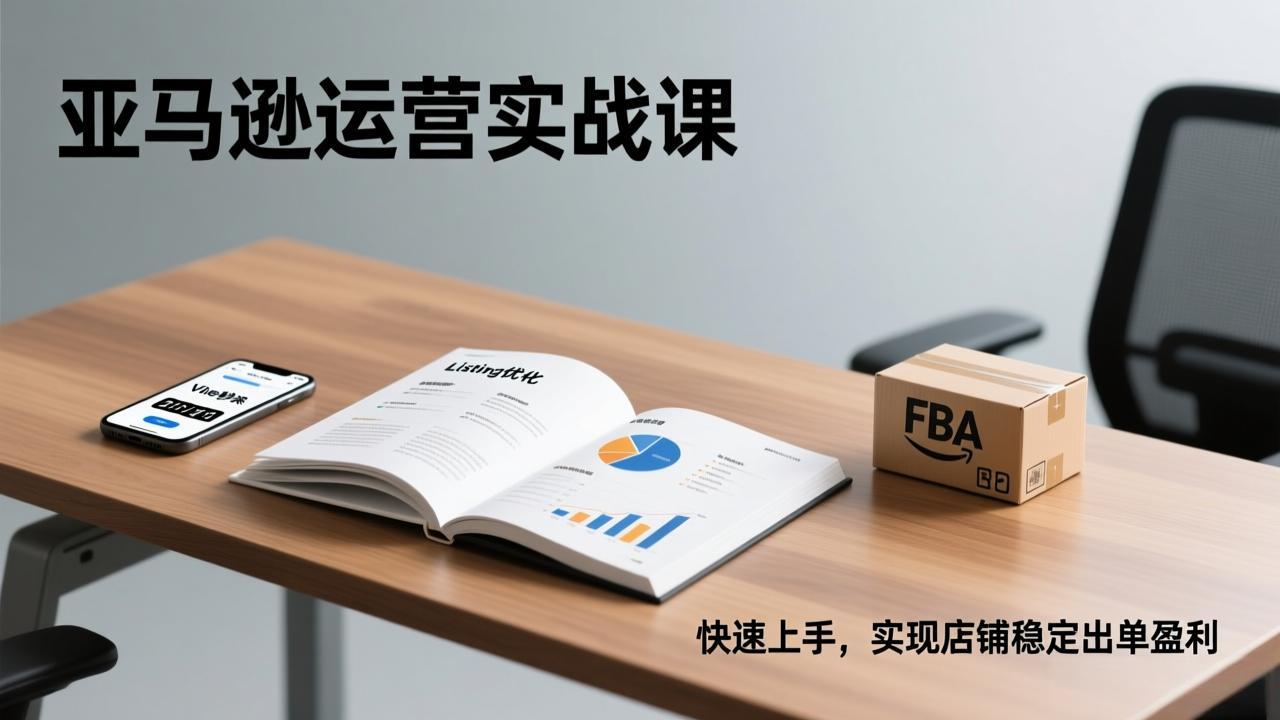 亚马逊运营实战课，Listing优化、Vine秒杀、FBA发货，快速上手，实现店铺稳定出单盈利好创网-专注优质VIP网课 网络创业落地实操课程资源分享 – 每天更新_高质量项目输出好创网