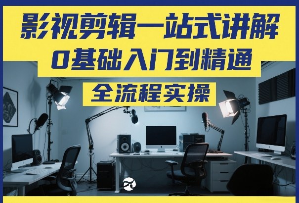 影视剪辑一站式讲解，0基础入门到精通，全流程实操好创网-专注优质VIP网课 网络创业落地实操课程资源分享 – 每天更新_高质量项目输出好创网