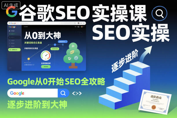 谷歌SEO实操课，Google从0开始SEO全攻略，逐步进阶到大神好创网-专注优质VIP网课 网络创业落地实操课程资源分享 – 每天更新_高质量项目输出好创网