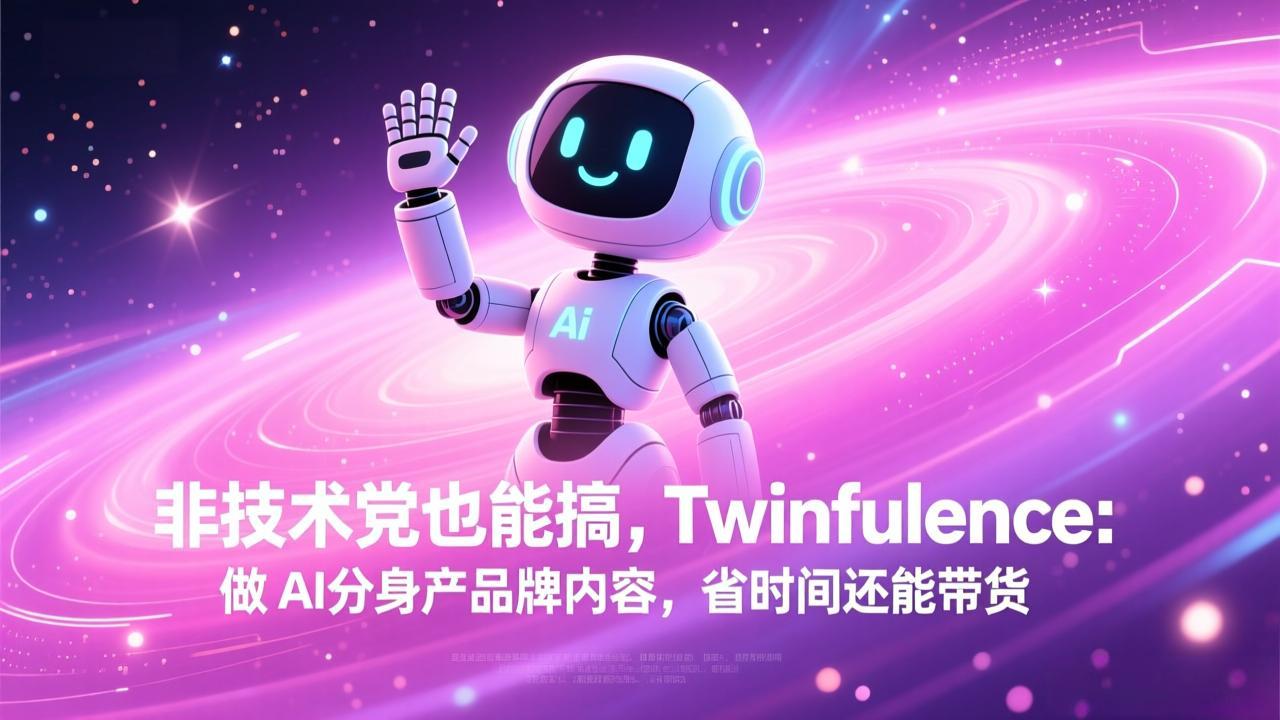 非技术党也能搞!Twinfluence:做 AI 分身产品牌内容,省时间还能带货好创网-专注优质VIP网课 网络创业落地实操课程资源分享 – 每天更新_高质量项目输出好创网