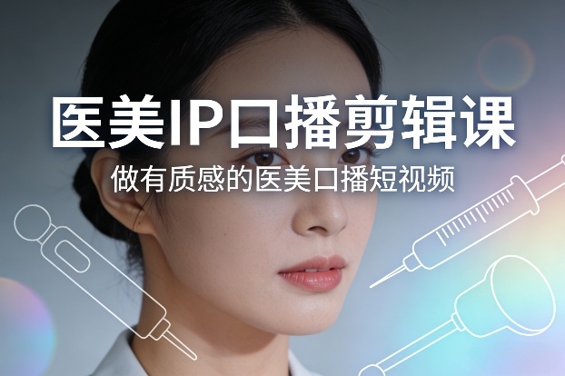 医美IP口播剪辑课，做有质感的医美口播短视频好创网-专注优质VIP网课 网络创业落地实操课程资源分享 – 每天更新_高质量项目输出好创网