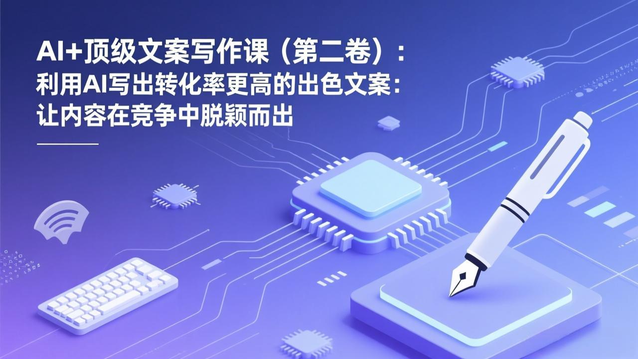 AI+顶级文案写作课(第二卷好创网-专注优质VIP网课 网络创业落地实操课程资源分享 – 每天更新_高质量项目输出好创网
