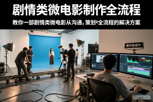 剧情类微电影制作全流程，教你一部剧情类微电影从沟通，策划到拍摄制作全流程的解决方案好创网-专注优质VIP网课 网络创业落地实操课程资源分享 – 每天更新_高质量项目输出好创网