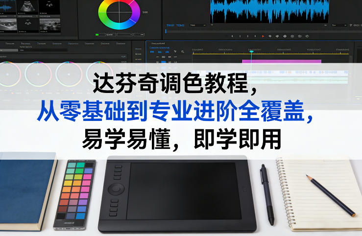 达芬奇调色教程，从零基础到专业进阶全覆盖，易学易懂，即学即用好创网-专注优质VIP网课 网络创业落地实操课程资源分享 – 每天更新_高质量项目输出好创网