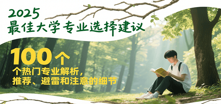 2025最佳大学专业选择建议,100个热门专业解析,推荐、避雷和注意的细节好创网-专注优质VIP网课 网络创业落地实操课程资源分享 – 每天更新_高质量项目输出好创网