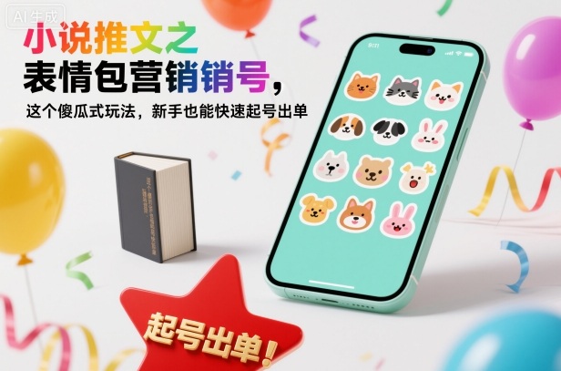 小说推文之表情包营销号,这个傻瓜式玩法,新手也能快速起号出单好创网-专注优质VIP网课 网络创业落地实操课程资源分享 – 每天更新_高质量项目输出好创网