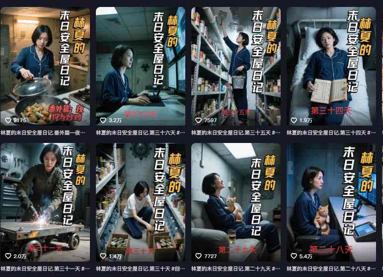 十个作品涨粉近20W!用AI制作末日安全日记连载,日入4位数,评论区爆肝求更新(附详细步骤)好创网-专注优质VIP网课 网络创业落地实操课程资源分享 – 每天更新_高质量项目输出好创网