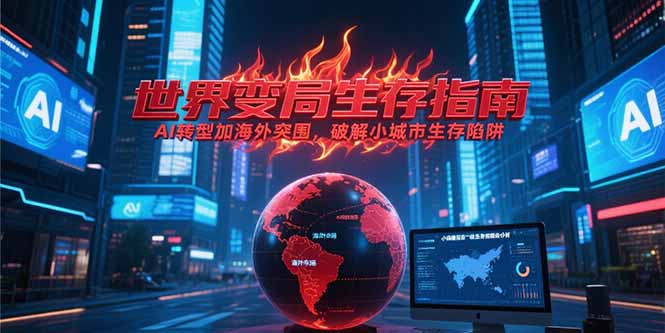 付费文章《世界变局生存指南，AI转型加海外突围，破解小城市生存陷阱》好创网-专注优质VIP网课 网络创业落地实操课程资源分享 – 每天更新_高质量项目输出好创网