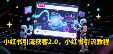 小红书引流获客2.0，小红书引流教程好创网-专注优质VIP网课 网络创业落地实操课程资源分享 – 每天更新_高质量项目输出好创网