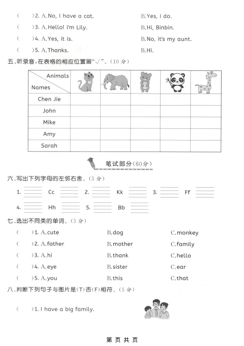 三年级上人教版英语期中拔尖测试卷3好创网-专注优质VIP网课 网络创业落地实操课程资源分享 – 每天更新_高质量项目输出好创网
