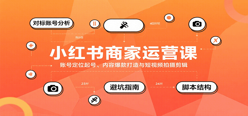 小红书商家运营课，账号定位起号、内容爆款打造与短视频拍摄剪辑好创网-专注优质VIP网课 网络创业落地实操课程资源分享 – 每天更新_高质量项目输出好创网