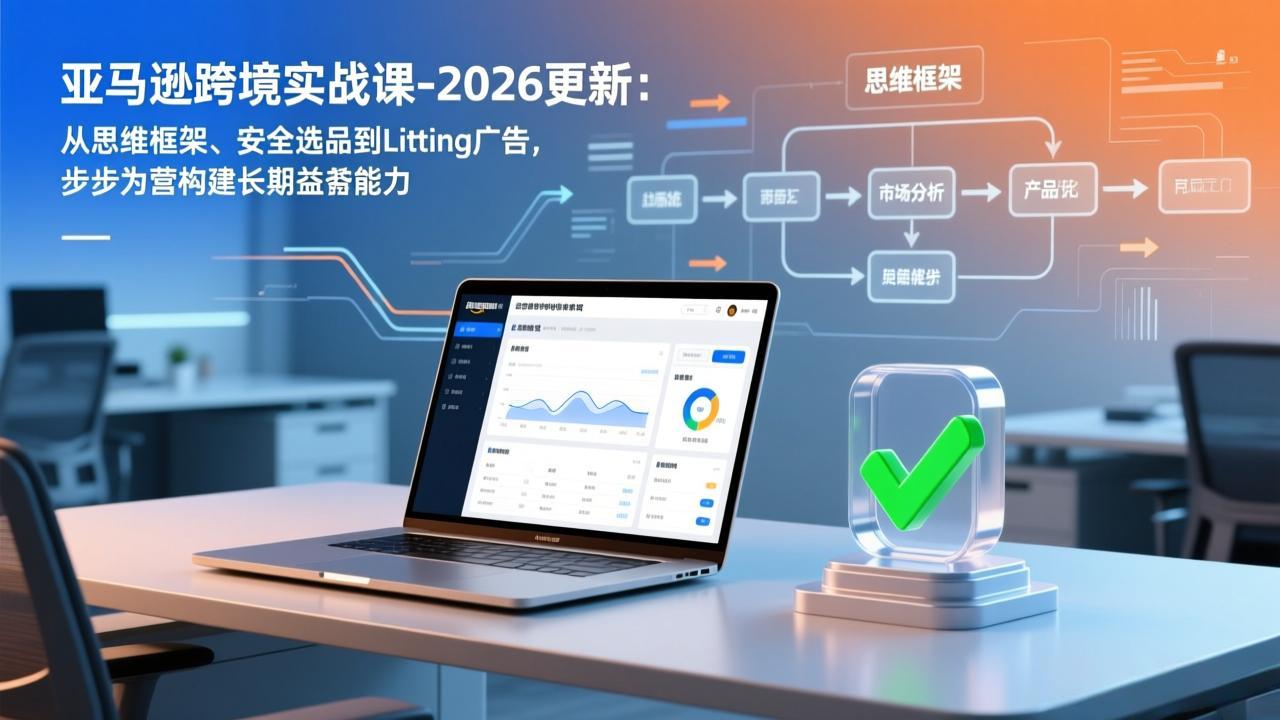 亚马逊跨境实战课-2026更新：从思维框架、安全选品到Listing广告，步步为营构建长期盈利能力好创网-专注优质VIP网课 网络创业落地实操课程资源分享 – 每天更新_高质量项目输出好创网