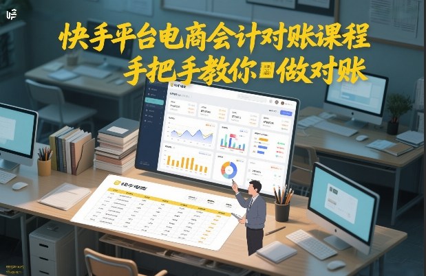 快手平台电商会计对账课程，手把手教你做对账好创网-专注优质VIP网课 网络创业落地实操课程资源分享 – 每天更新_高质量项目输出好创网