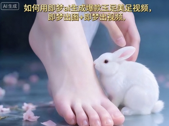 如何用即梦ai生成爆款玉足美足视频，即梦出图+即梦出视频，快速涨粉好创网-专注优质VIP网课 网络创业落地实操课程资源分享 – 每天更新_高质量项目输出好创网