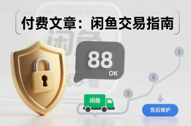 付费文章:闲鱼交易指南,怎么才能降低被坑被马扁的概率好创网-专注优质VIP网课 网络创业落地实操课程资源分享 – 每天更新_高质量项目输出好创网