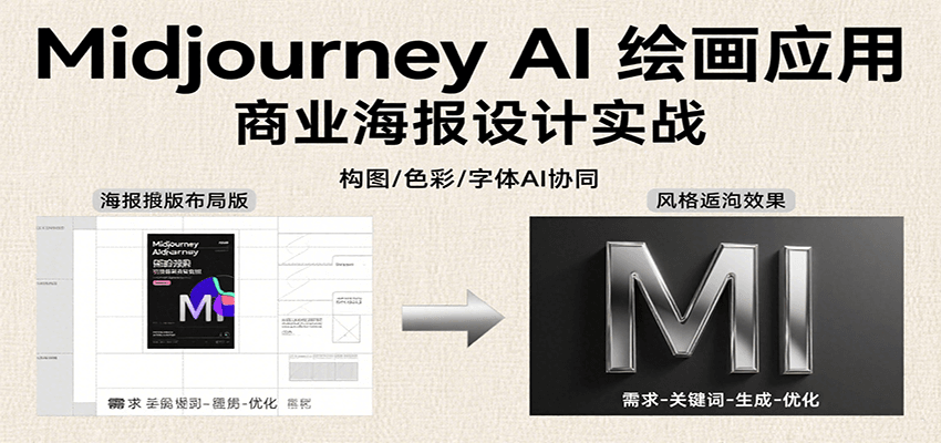 Midjourney AI绘画应用，关键词指令解析、漫画头像制作、海报设计、3D人物生成等好创网-专注优质VIP网课 网络创业落地实操课程资源分享 – 每天更新_高质量项目输出好创网