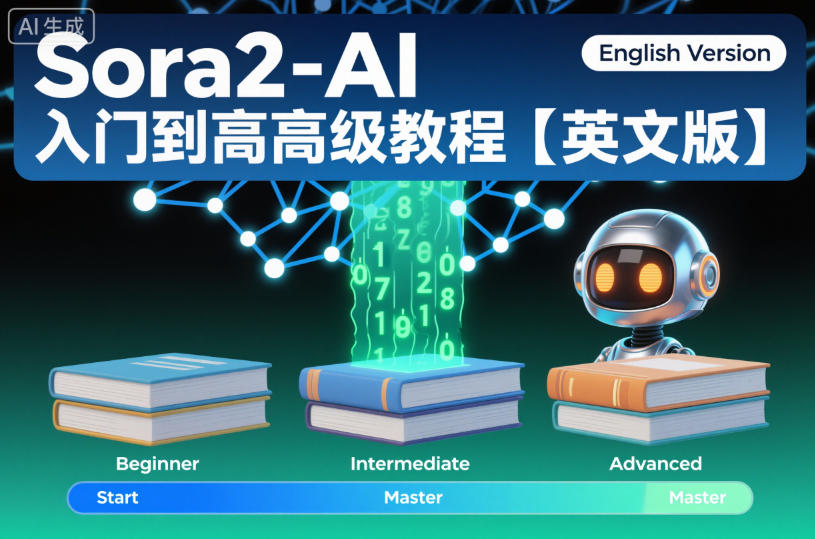 Sora2-AI入门到高级教程【英文版】好创网-专注优质VIP网课 网络创业落地实操课程资源分享 – 每天更新_高质量项目输出好创网