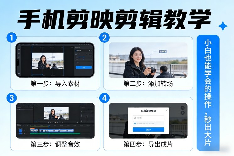 手机剪映剪辑教学，小白也能学会的操作，秒出大片好创网-专注优质VIP网课 网络创业落地实操课程资源分享 – 每天更新_高质量项目输出好创网