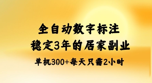 全自动数字标注,稳定3年的蓝海项目,居家也能矩阵开干的副业,单机日入3张+【揭秘】好创网-专注优质VIP网课 网络创业落地实操课程资源分享 – 每天更新_高质量项目输出好创网