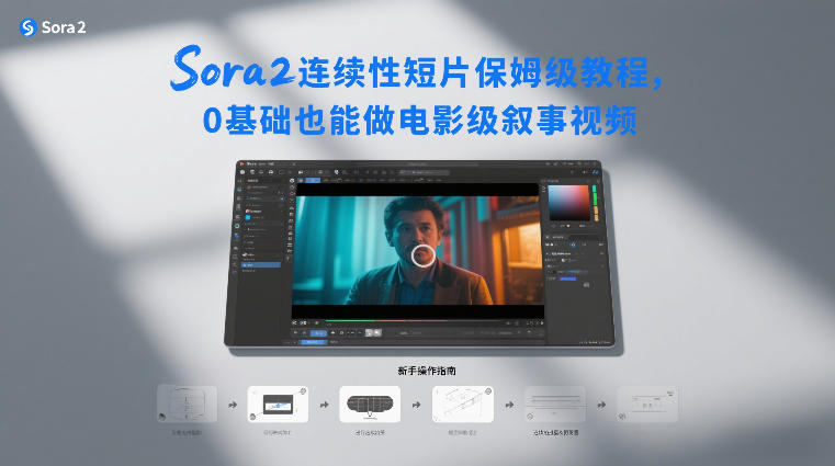 Sora2连续性短片保姆级教程，0基础也能做电影级叙事视频好创网-专注优质VIP网课 网络创业落地实操课程资源分享 – 每天更新_高质量项目输出好创网