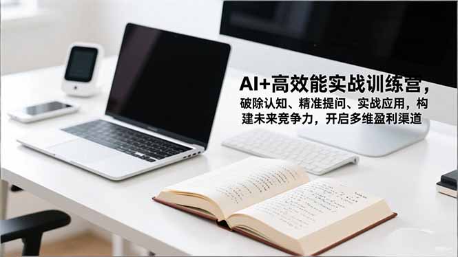 AI+高效能实战训练营,破除认知、精准提问、实战应用,构建未来竞争力,开启多维盈利渠道好创网-专注优质VIP网课 网络创业落地实操课程资源分享 – 每天更新_高质量项目输出好创网