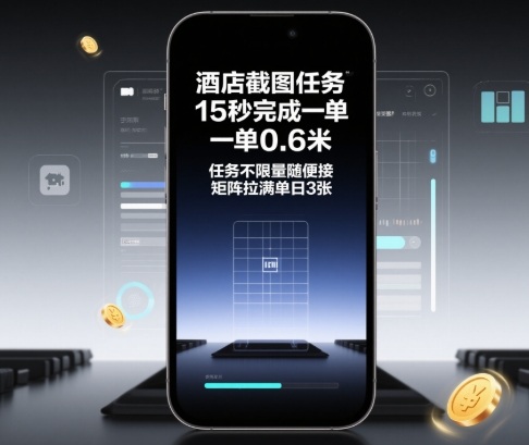 酒店截图任务,15秒完成一单,一单0.6米,任务不限量随便接,矩阵拉满单日3张【揭秘】好创网-专注优质VIP网课 网络创业落地实操课程资源分享 – 每天更新_高质量项目输出好创网