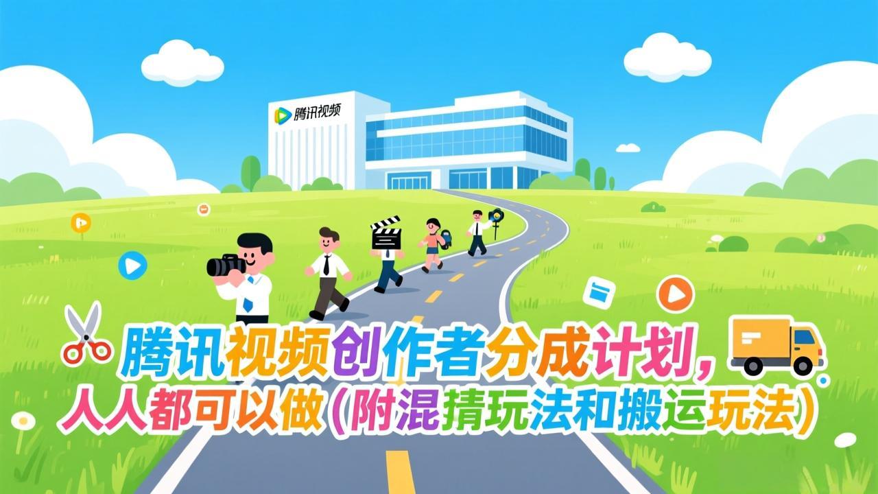 腾讯视频创作者分成计划，人人都可以做(附混剪玩法和搬运玩法好创网-专注优质VIP网课 网络创业落地实操课程资源分享 – 每天更新_高质量项目输出好创网