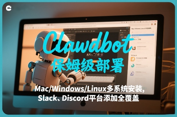 Clawdbot保姆级部署，从入门介绍、Mac/Windows/Linux多系统安装，到Slack、Discord平台添加全覆盖好创网-专注优质VIP网课 网络创业落地实操课程资源分享 – 每天更新_高质量项目输出好创网