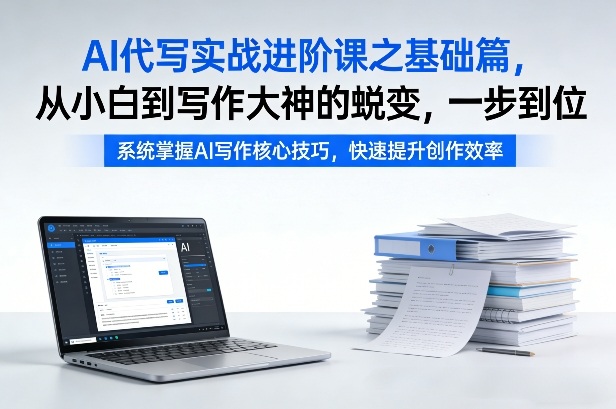 AI代写实战进阶课之基础篇，从小白到写作大神的蜕变，一步到位【揭秘】好创网-专注优质VIP网课 网络创业落地实操课程资源分享 – 每天更新_高质量项目输出好创网