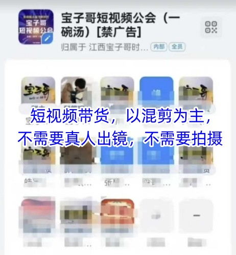 宝子哥头部团队短视频带货，以混剪为主，不需要真人出镜，不需要拍摄【更新12月】好创网-专注优质VIP网课 网络创业落地实操课程资源分享 – 每天更新_高质量项目输出好创网