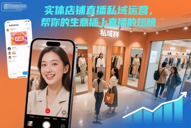 实体店铺直播私域运营，帮你的生意插上直播的翅膀好创网-专注优质VIP网课 网络创业落地实操课程资源分享 – 每天更新_高质量项目输出好创网