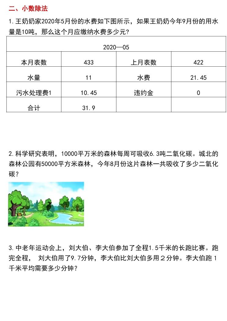 五上数学常考应用题专项练习题（含答案12页）好创网-专注优质VIP网课 网络创业落地实操课程资源分享 – 每天更新_高质量项目输出好创网