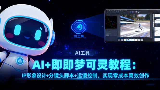AI+即梦可灵教程：IP形象设计+分镜头脚本+运镜控制，实现零成本高效创作好创网-专注优质VIP网课 网络创业落地实操课程资源分享 – 每天更新_高质量项目输出好创网