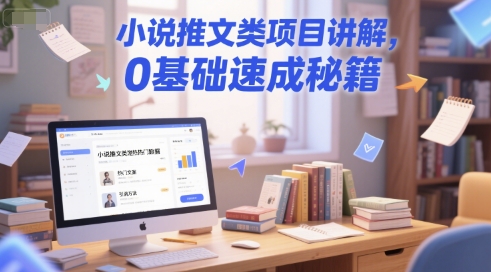 小说推文类项目讲解,0 基础速成秘籍好创网-专注优质VIP网课 网络创业落地实操课程资源分享 – 每天更新_高质量项目输出好创网