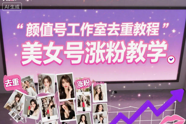 颜值号工作室去重教程,美女号涨粉教学好创网-专注优质VIP网课 网络创业落地实操课程资源分享 – 每天更新_高质量项目输出好创网